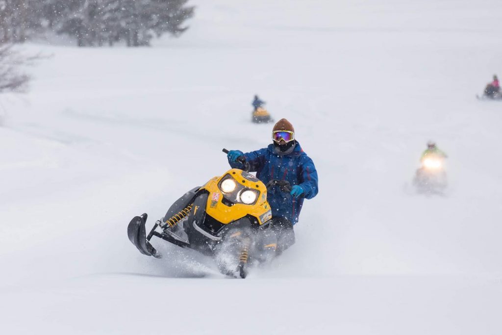 snowmobiling in Niseko Village