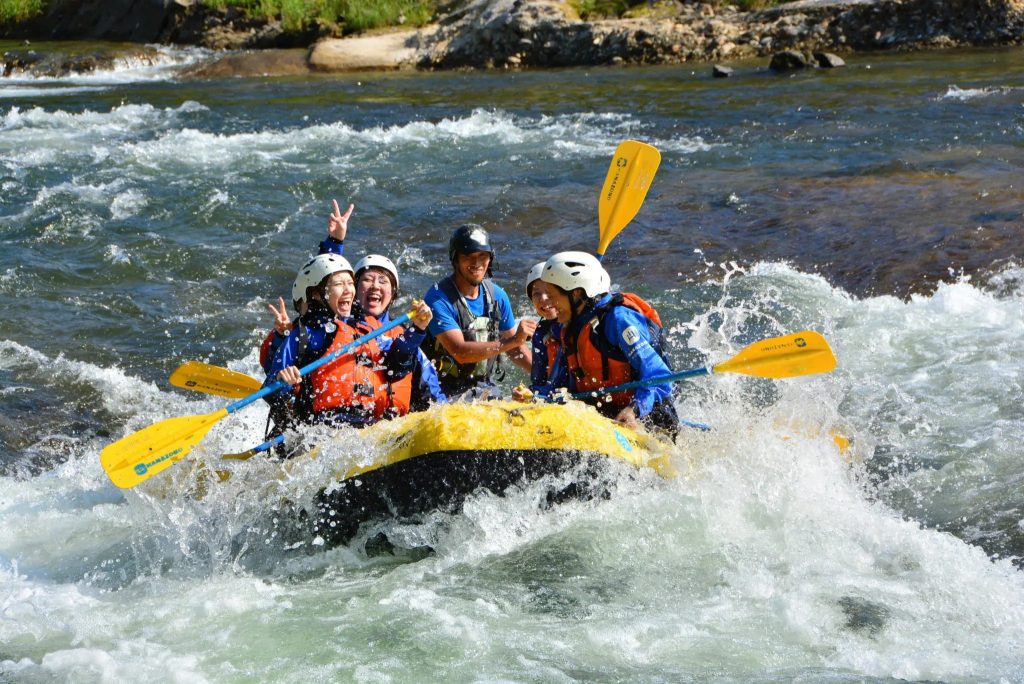 white water rafting in Niseko